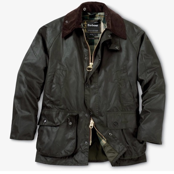 Vintage Men's Barbour Classic Bedale Waxed Jacket w/ Liner size Small